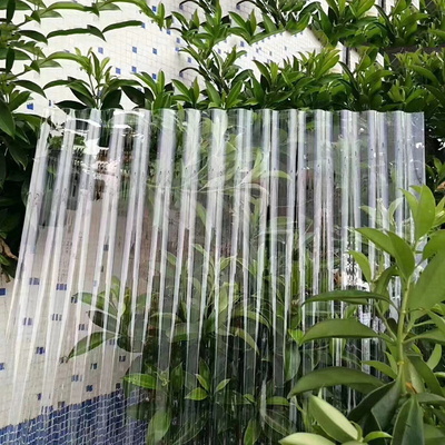 Impact Resistant Corrugated Polycarbonate Sheet Heat Insulation Plastic Poly Carbonate Sheet