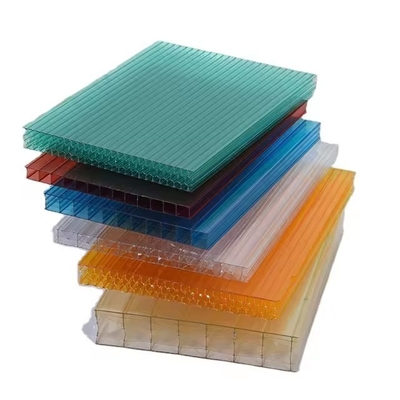 Twin Wall Polycarbonate Hollow Sheet 4mm 6mm 8mm 10mm 12mm Polycarbonate Sheet