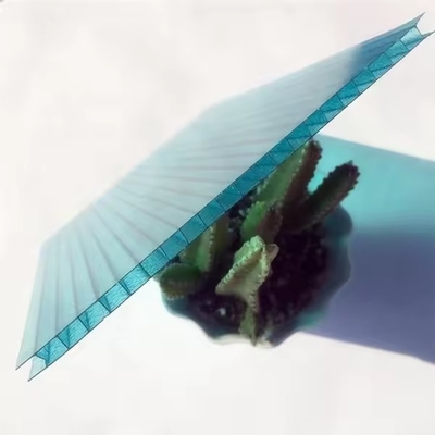 Transparent 8mm Hollow Twin Wall Polycarbonate Sheet / PC Hollow Sheet / Polycarbonate Hollow Sheet