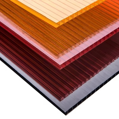 Greenhouse Cellular Polycarbonate Panels Multilayer Polycarbonate Sheet Impact Resistant