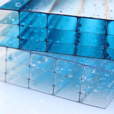 100% Virgin Polycarbonate Hollow Sheet 8mm 10mm polycarbonate panels For Warmhouse