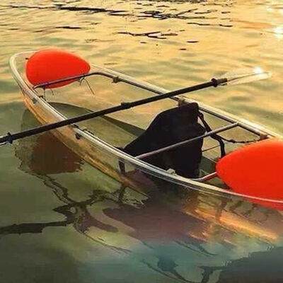Groothandel PC Polycarbonate Boat Bulk Transparent Canoe voor distributeurs & Toerisme Projectleveranciers